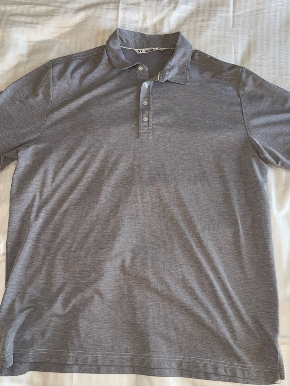 Travis Mathew/Polo Shirt/Grey/Golf Performance/ Men Size XXL